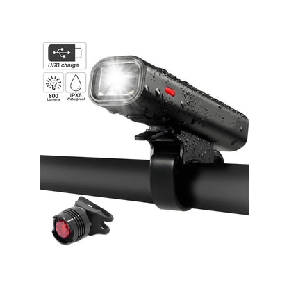 Side perspective of the Muvon Mobility Front LED Light, highlighting the adjustable mounting hinge and compact, durable housing designed for easy installation.