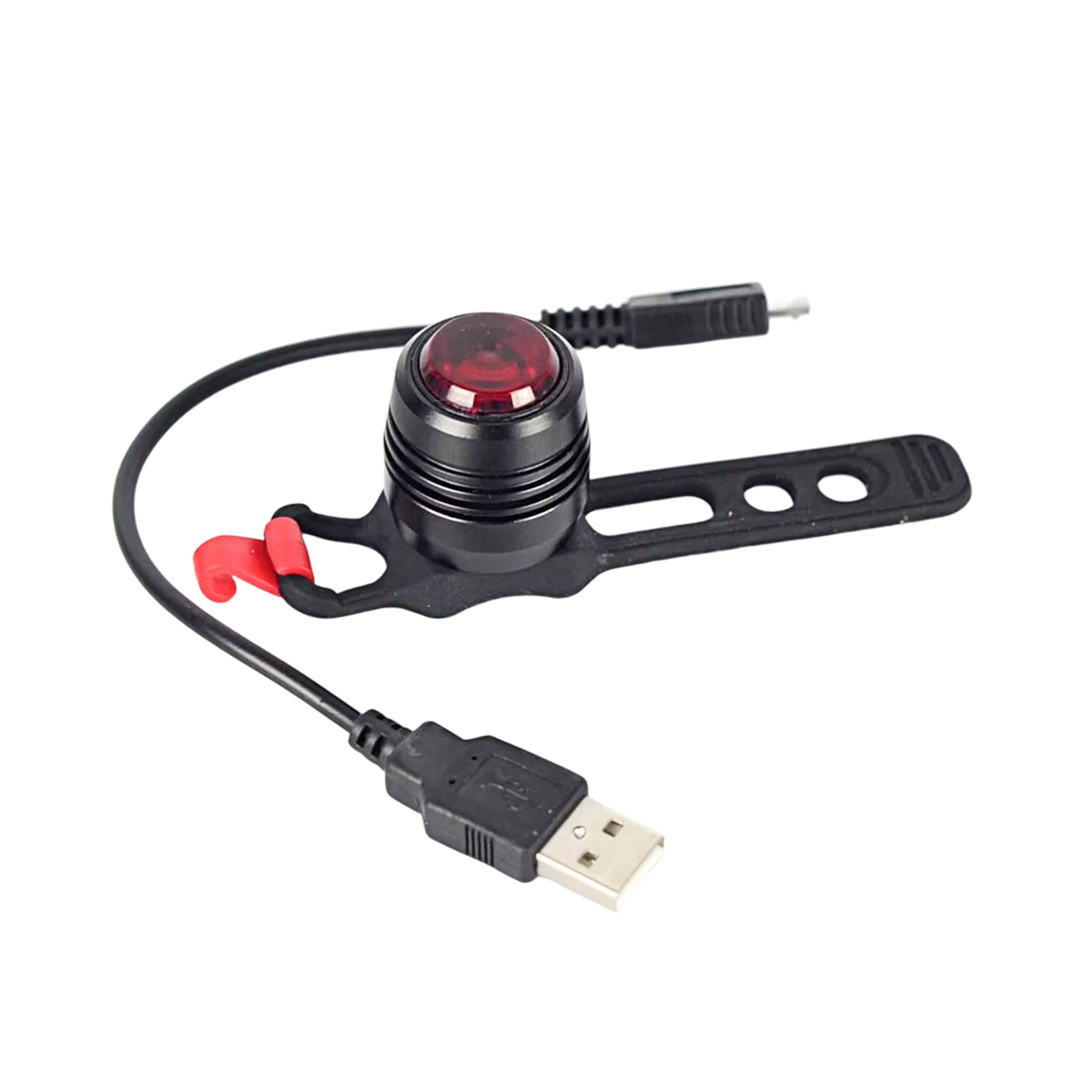 Compact LED rear light accessory designed for use with a Muvon Mobility electric wheelchair